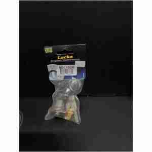 A packaged lock replacement set labelled Nice Automotive Lock NIR108 includes a lock cylinder and keys, shown against a black background.